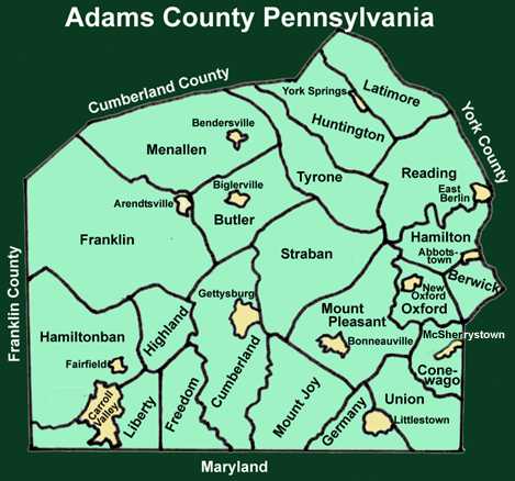 Adams County Townships