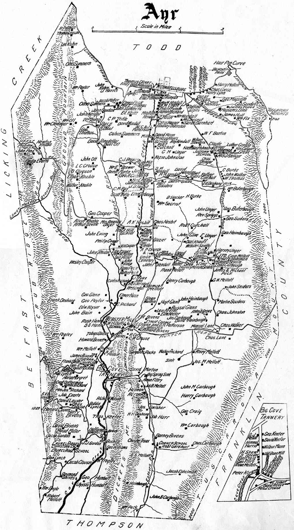 Fulton County Pennsylvania Atlas, 1916