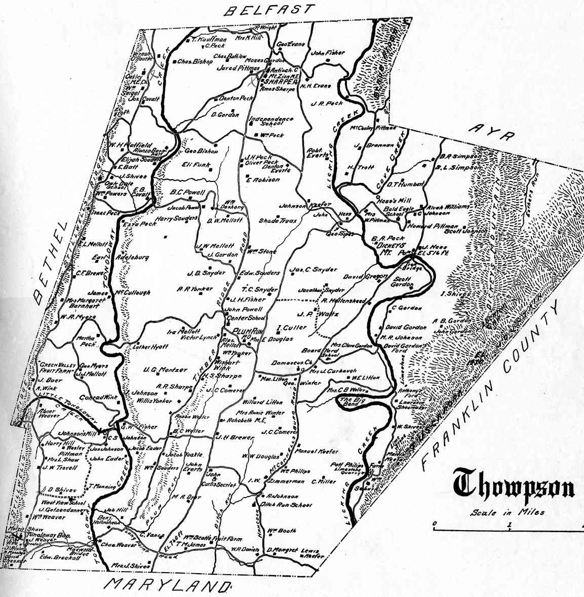 Fulton County Pennsylvania Atlas, 1916