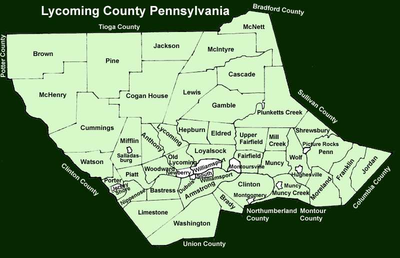 Lycoming County Townships
