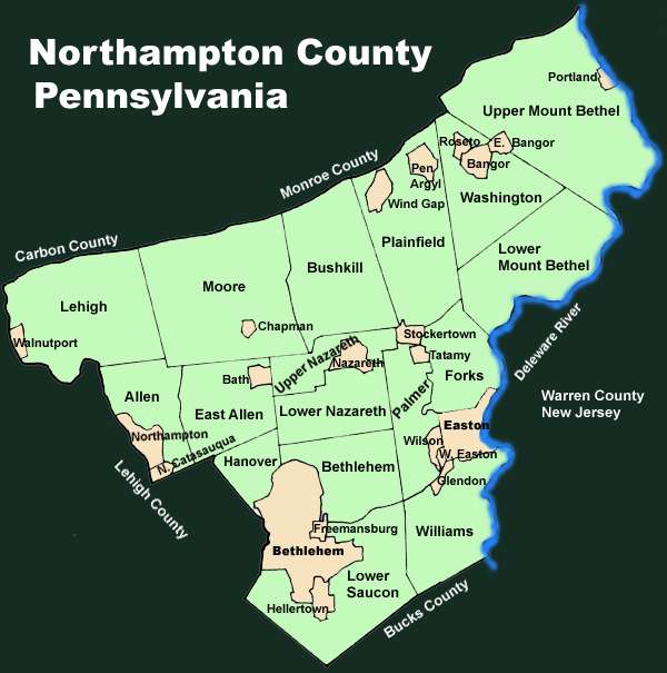 Northampton County Townships