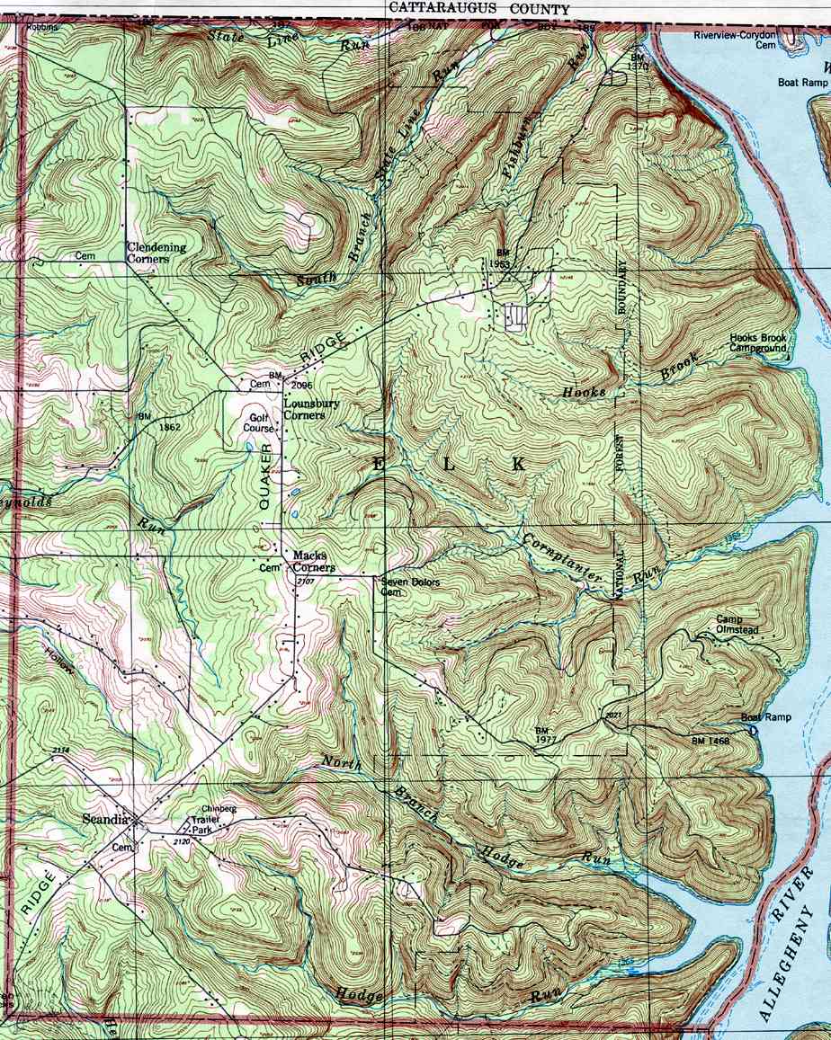 Warren County Pennsylvania Township Maps