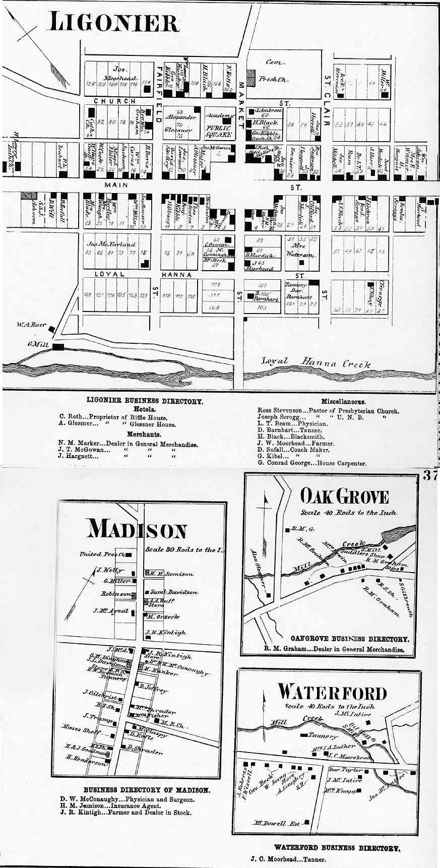 Westmoreland County Pennsylvania Atlas, 1867