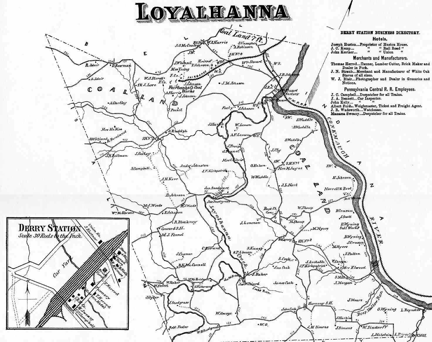 Westmoreland County Pennsylvania Atlas, 1867